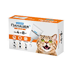 Протипаразитарні краплі Superium Панацея на холку для котів 4-8 кг