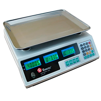 Торгові ваги до 50 кг, MS 228 Domotec ACS / Електронні ваги з калькулятором / Акумуляторні ваги