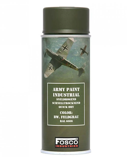 Фарба маскувальна, професійна (НАТО) FOSCO ARMY PAINT 400 ml - BW Feldgrau