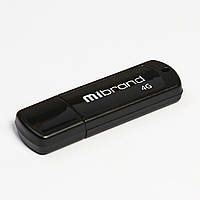 Флеш-накопичувач Mibrand USB 2.0 Grizzly 4Gb Black