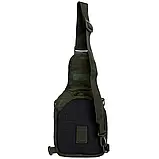 Сумка рюкзак тактична через плече MFH Shoulder Bag Molle 7 л OD Green 30700B, фото 2