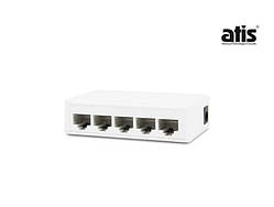 Мережевий комутатор на 5 портів 1000 Мбіт/с ATIS NS-1005