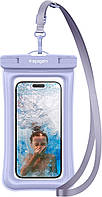 Водонепроницаемый чехол Spigen универсальный (1шт) Aqua Shield Waterproof А610, Aqua Blue (ACS06009)