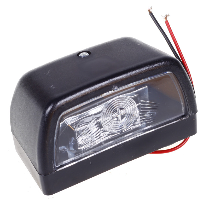 Ліхтар підсвічування номерного знаку LED 24V (чорний корпус) ПН-2-01 LED