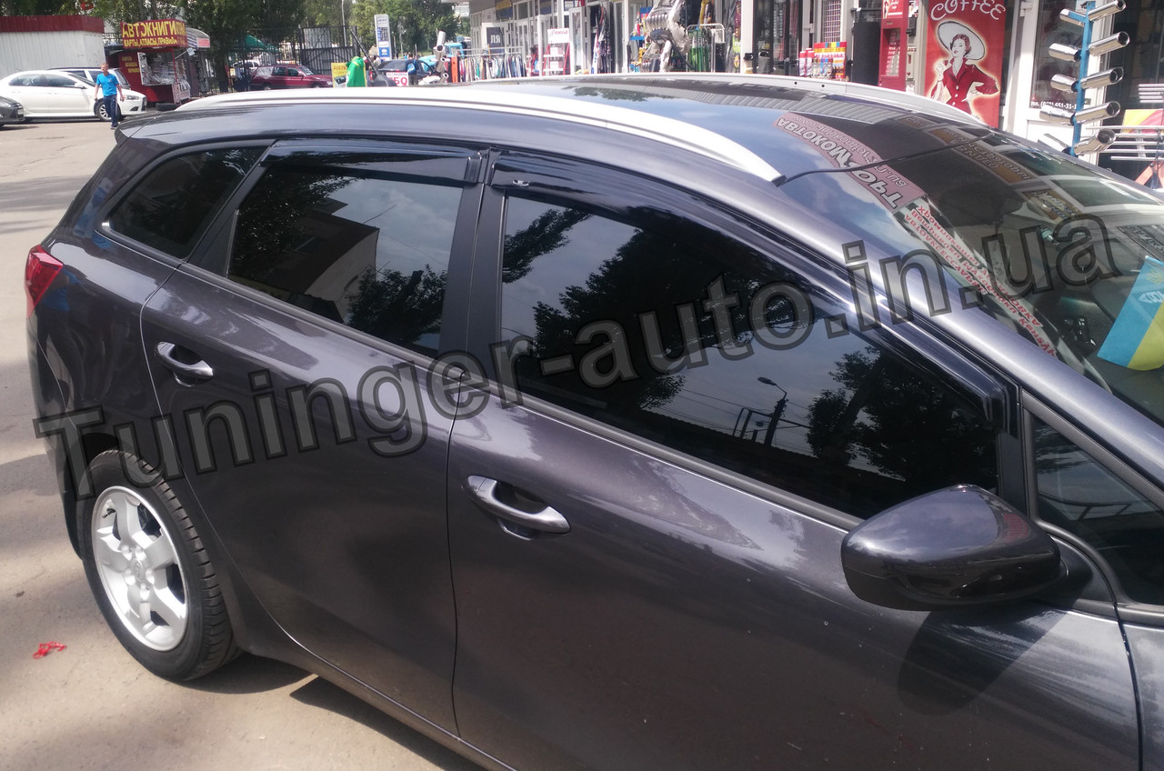 Дефлектори вікон Kia Ceed Wagon 2012-2017 (Hic)