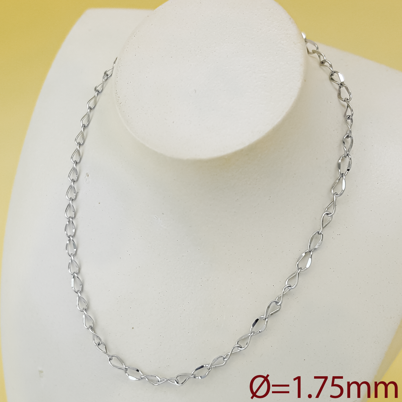 Ланцюжок "Дзеркальне Плетіння", р.50-55, медсталь Xuping, stainless steel