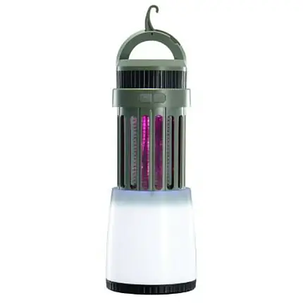 Світильник для знищення комах Eurolamp на батарейках 5 W IPX4 TypeC портативний на гачку MK-5W(LIGHT), фото 1