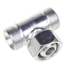 Трійник S32 з гайкою (27х1,5-М27х1,5-М27х1,5) (вир-во АгроІмпульс) ТР.S32 с гайкой