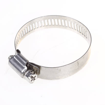 Хомут черв'ячний 33-57мм НЕРЖ. сталь SL 11.3357, фото 1