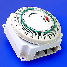 Електромеханічне реле (таймер) часу MT-24H (15 хв- 24 год)