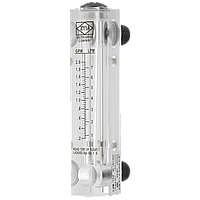 Ротаметр панельный Zyia LZM-15Z-0,2-2 GPM (1 - 7 л/мин)