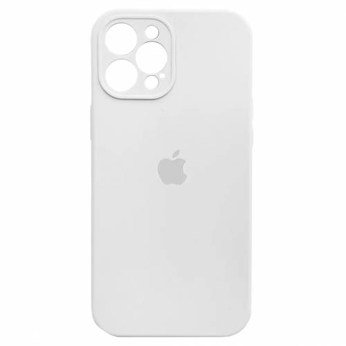 Силіконовый чохол з закритою камерою для iPhone 12 Pro White