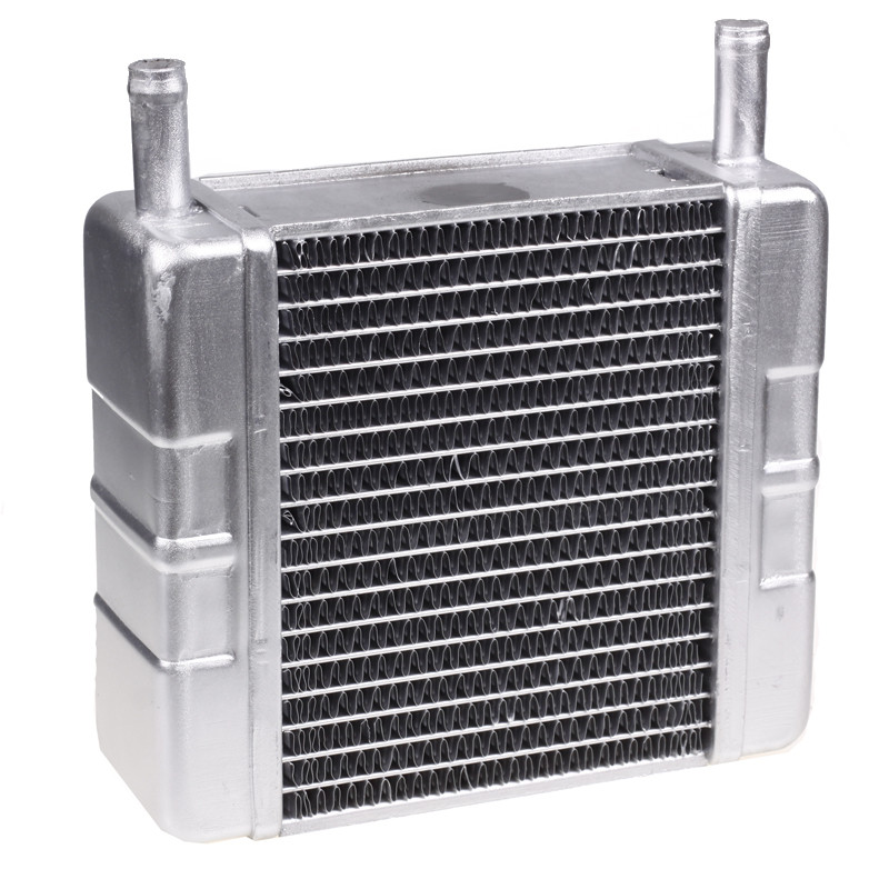 Радіатор опалювача МТЗ-80, -82 алюмінієвий (патрубки з одного боку) (в-во S.I.L.A. AC) 1216.8101060-01