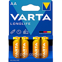 Батарейка VARTA Longlife АA, 4шт на блистере