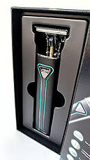 Тример чоловічий для бороди та стриження на акумуляторі VGR високоякісні професійні леза, фото 5