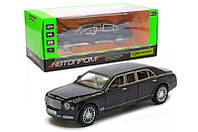Машина металева 7694 АВТОПРОМ 1:24 Bentley на батарейках: світло, звук, відкриваються двері, в короб