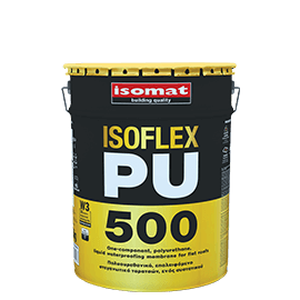 Ізофлекс ПУ 500/Isoflex PU 500 — поліуретанова гідроізоляція (біла) 6 кг, фото 1