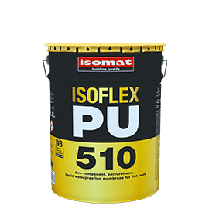 Ізофлекс ПУ 510/Isoflex PU 510 — поліуретанова гідроізоляція (біла) пак. 6 кг, фото 4