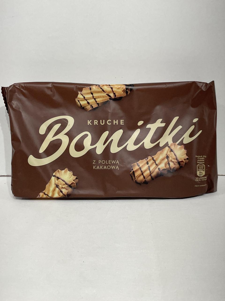 Печиво Bonitki kruche z polewa kakaowa 300гр - фото 1 - id-p1905224458