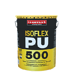 Ізофлекс ПУ 500/Isoflex PU 500 — поліуретанова гідроізоляція (сіра) пак. 25 кг