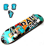 Скейт "Perry" із захистом у комплекті. Навантаження до 85 кг
