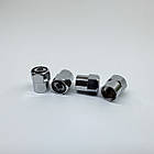 Захисні ковпачки на ніпеля SsangYong 4 шт. Хром, фото 4