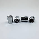 Захисні ковпачки на ніпеля SsangYong 4 шт. Хром, фото 3