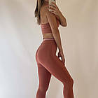 Жіночий комплект лосини з топом #А04, фото 4