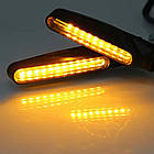 Поворотники на мотоцикл, мопед, скутер, електровелосипед LED ДИНАМІЧНІ 4 шт, фото 5