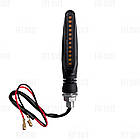 Поворотники на мотоцикл, мопед, скутер, електровелосипед LED ДИНАМІЧНІ 4 шт, фото 2