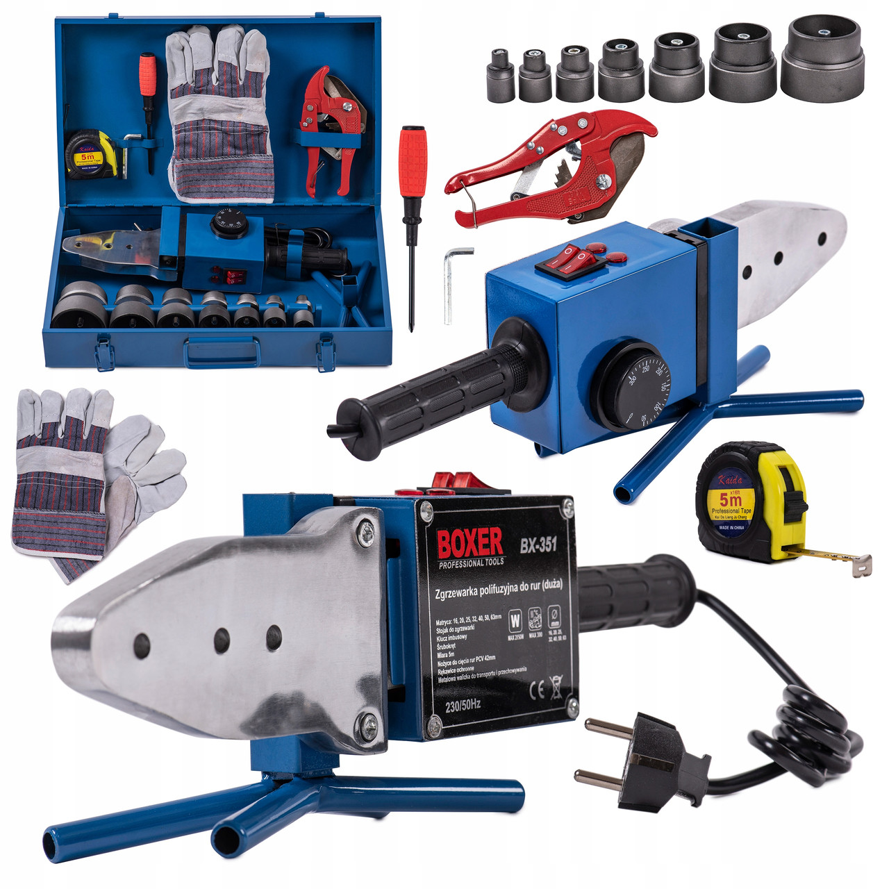 Паяльник для пластикових труб Boxer BX-351 2850 W
