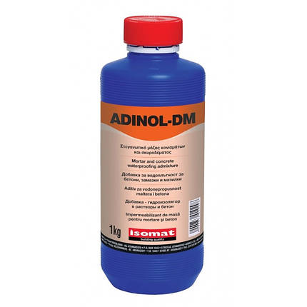 АДІНОЛ-ДМ/ Adinol-DM — гідрофобна домішка в цементно-піщані розчини (пач. 1 кг), фото 2