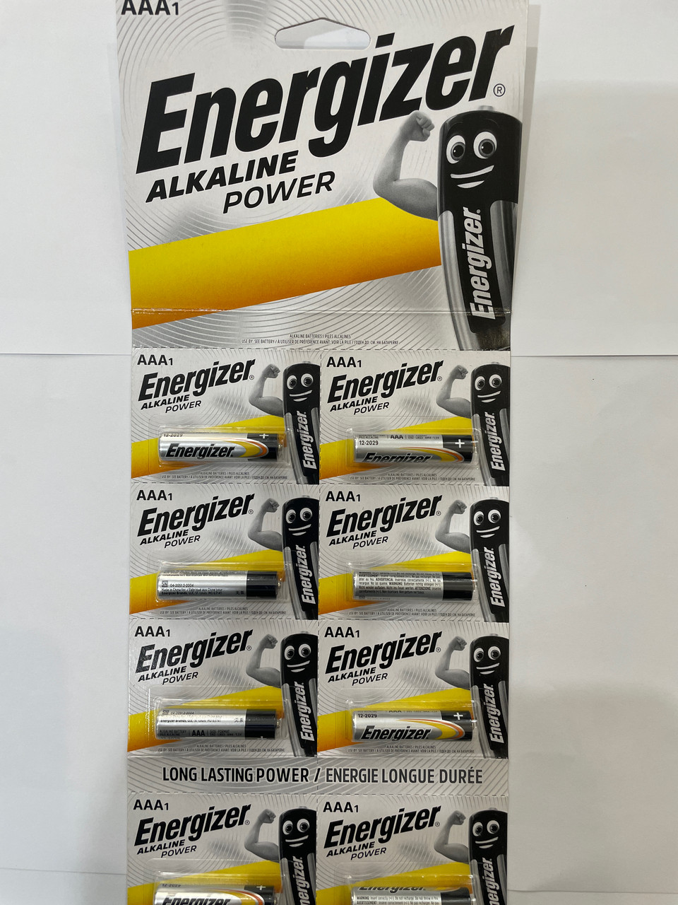 Батарейка LR03 Energizer,1 шт (блістер по 12 шт.) AAA