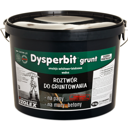 Диспербіт Праймер/Dysperbit Primer — бітумно-каучуковий праймер на водній основі (уп.5 кг), фото 1