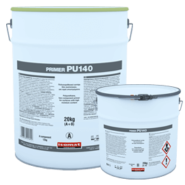 Праймер-ПУ 140/Primer-PU 140 — двокомпонентна поліуретанова ґрунтовка для вологих основ (ком-т 4 кг), фото 2