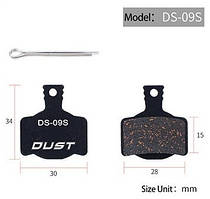 Колодки для дискових гальм DUST DS-09S