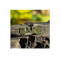 Точилка карманная с двумя прорезями для заточки и алмазным стержнем Smith's PP1 Mini Tactical OD Green
