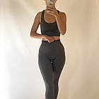 Жіночий комплект лосини з топом #А04, фото 7