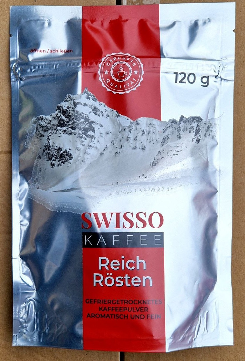 Кава розчинна Swisso Kaffee 120 г. Пакет., фото 1