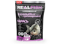 Прикормка (привада) для риболовлі RealFish 1кг Карась ЧАСНИК-ЧЕБРЕЦЬ