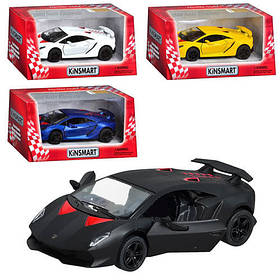 KINSMART Lamborghini Sesto Elemento, метал., инерц., у кор. /96-4/(KT5359W)