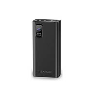 Павербанк TITANUM TPB-728S 22.5W QC+PD черный 30000mAh