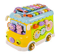 Музыкальная игрушка Многофункциональный Автобус Ксилофон Сортер