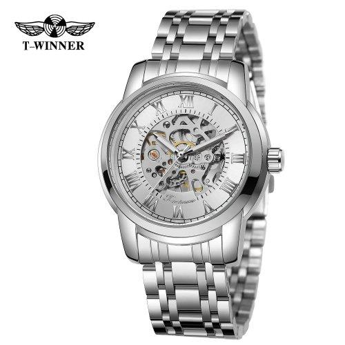 Наручний годинник механічний Forsining 8250 Silver-Silver