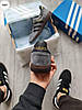 Чоловічі кросівки Adidas Handball Spezial Grey Взуття Адідас Спеціал Спешл сірі замшеві кеди низькі весна осінь спортивні, фото 9