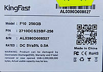 SSD накопичувач Kingfast F10 256Gb 2.5" (2710DCS23BF-256) Новий, фото 3