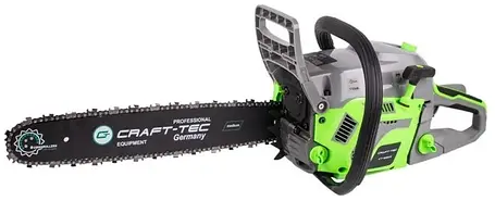 Бензопила Craft-tec CT 6900 (дві шини два ланцюги), фото 1