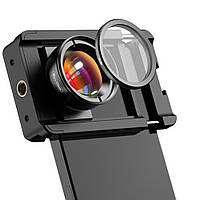 Макрооб'єктив 4K HD 100 мм для телефону з фільтром CPL APL-HB100CPL чорний Хіт продажу!