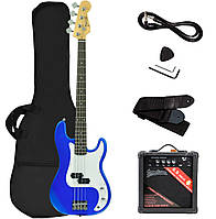 Бас-гитара Deviser L-B1-4 BL (чехол, комбоусилитель, кабель, ремень, ключи, медиатор)