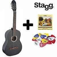 Гитара классическая Stagg C440 M BK (Струна+Медиатор)
